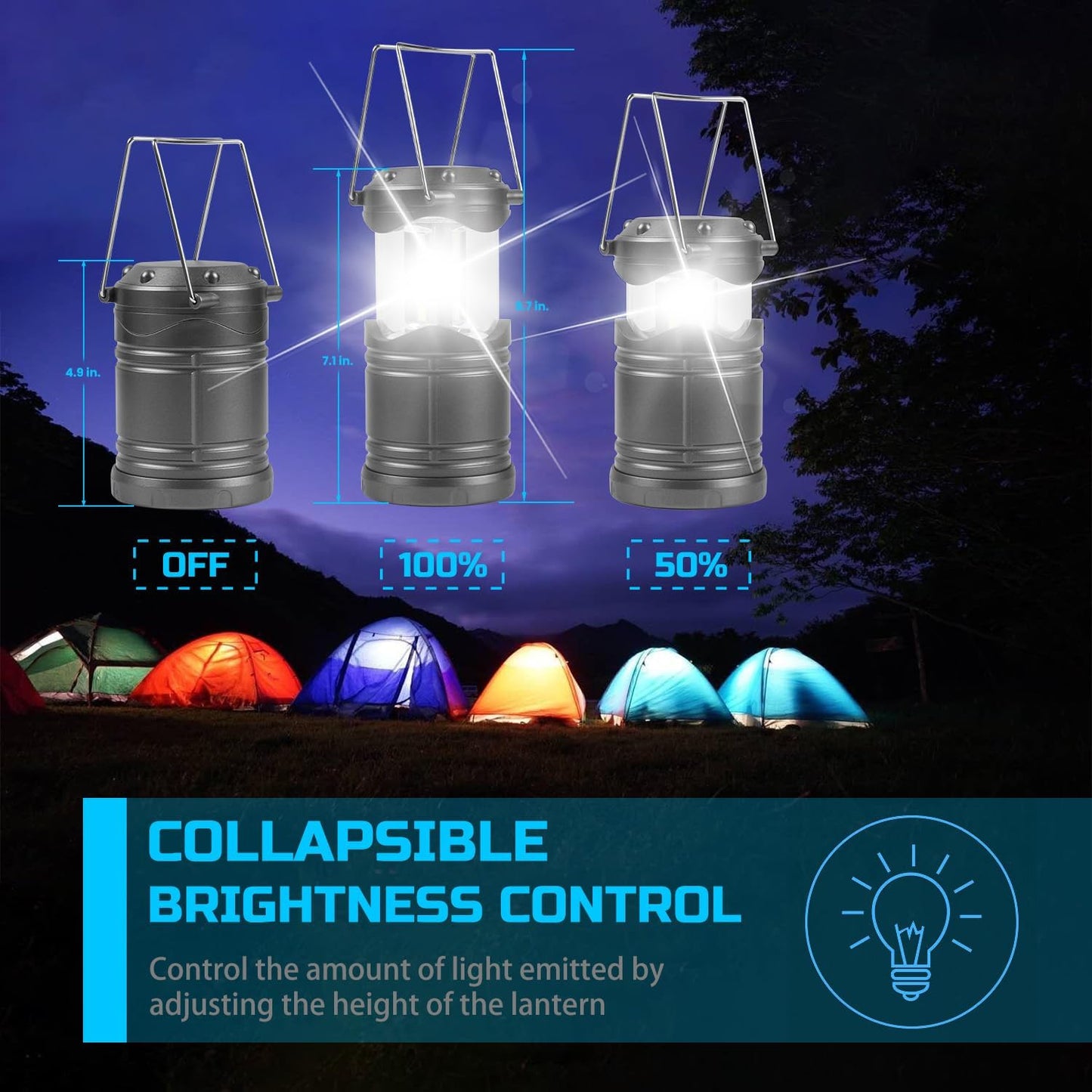 Lichamp LED Camping Lantern