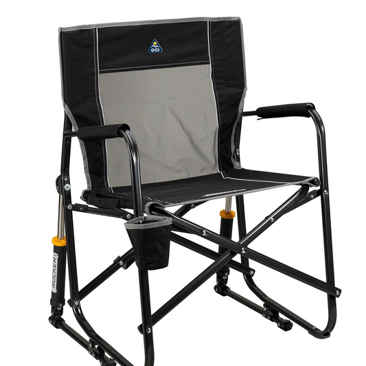 GCI OUTDOOR Freestyle Rocker Outdoor Rocking Chair with Beverage Holder
