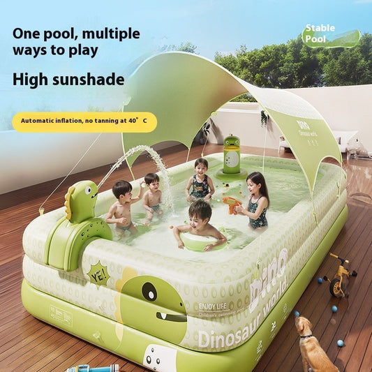 🏊‍Thickened Outdoor Inflatable Swimming Pool for Kids & Family Fun🏖️